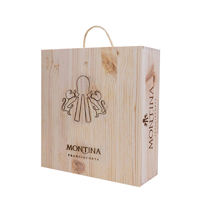 box montina legno tripla