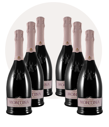 franciacorta Rose demi sec 6 bottiglie