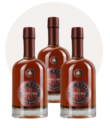 grappa dossi 3 bottiglie